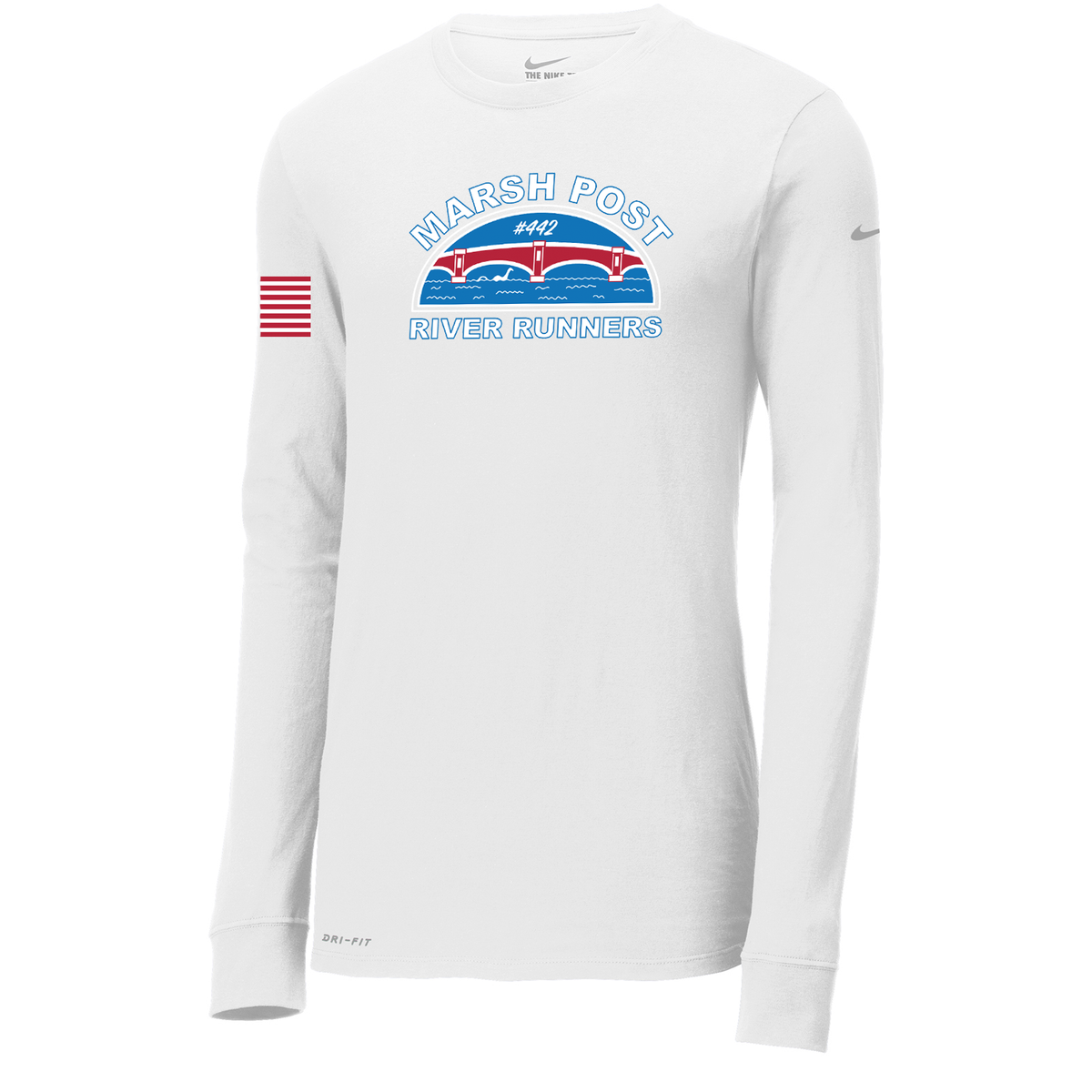 Marsh Post River Runners Nike Dri-FIT Long Sleeve Tee