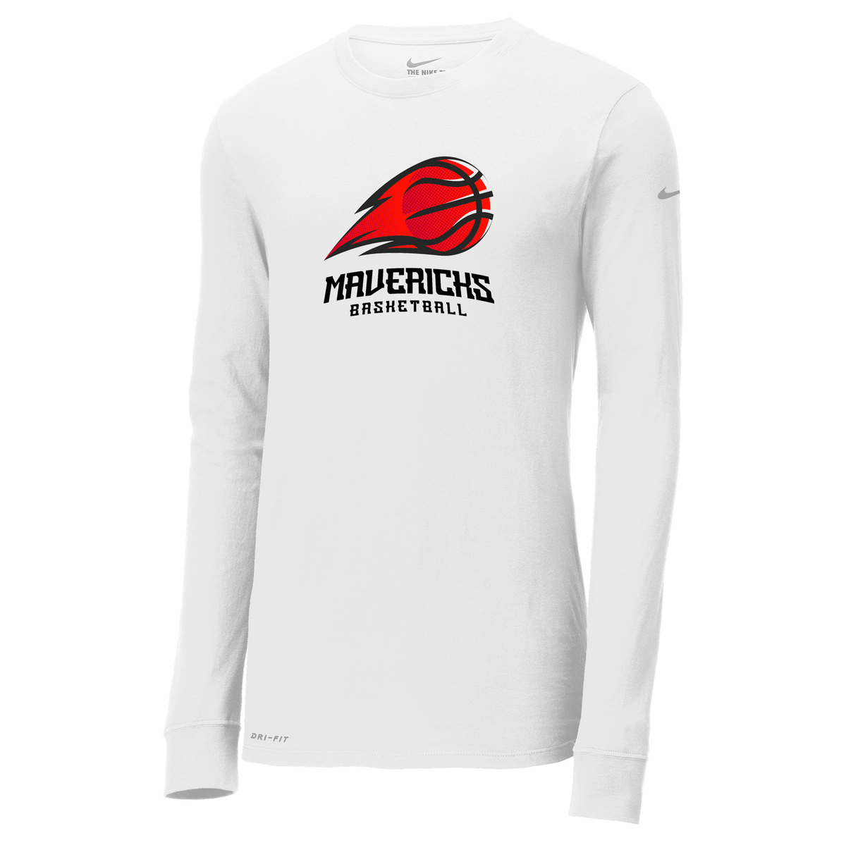 Mavericks Basketball Nike Dri-FIT Long Sleeve Tee