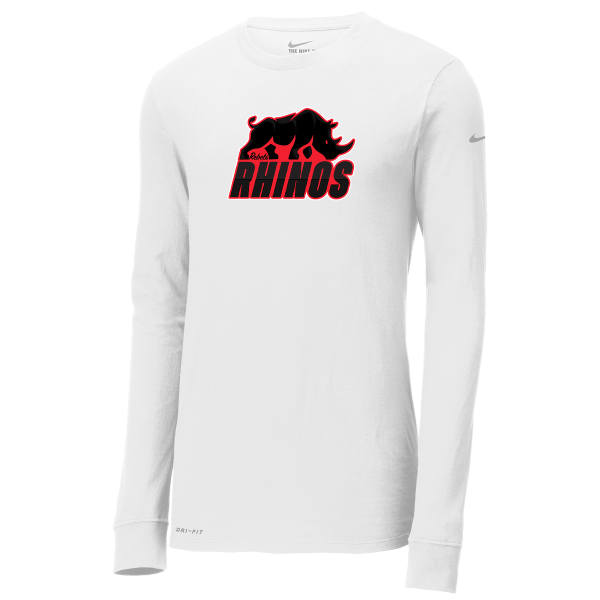 Rebels Rhinos Nike Dri-FIT Long Sleeve Tee