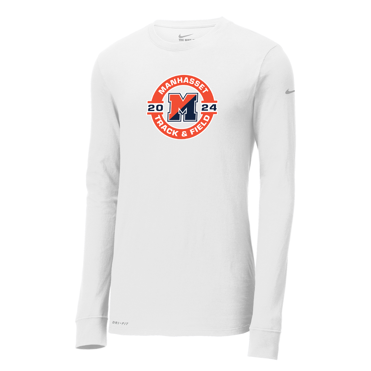 Manhasset Track & Field Nike Dri-FIT Long Sleeve Tee