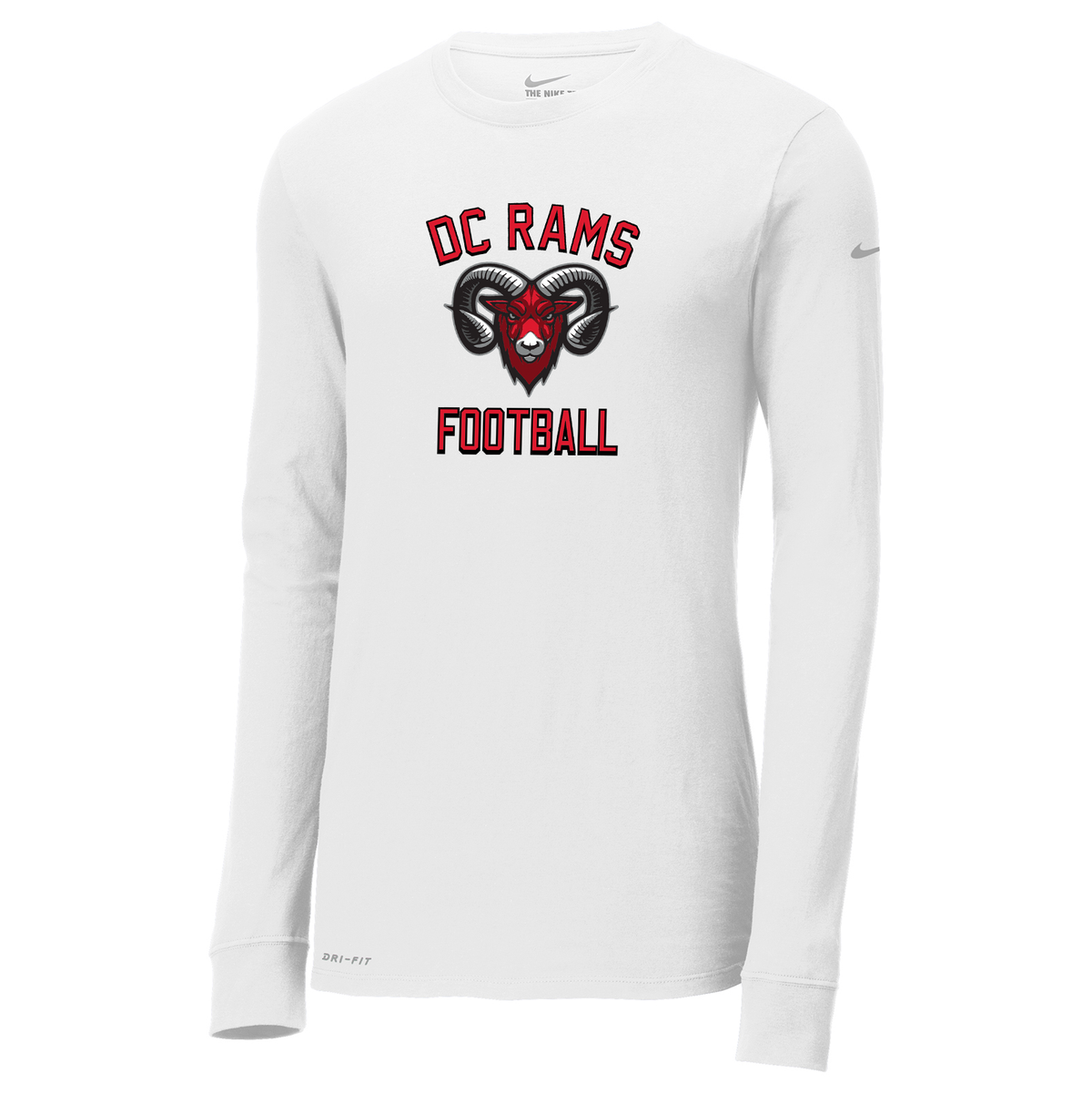 DC Rams Football Nike Dri-FIT Long Sleeve Tee