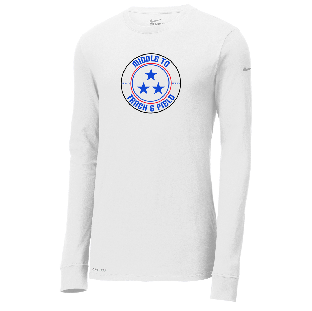 Middle TN Track & Field Nike Dri-FIT Long Sleeve Tee