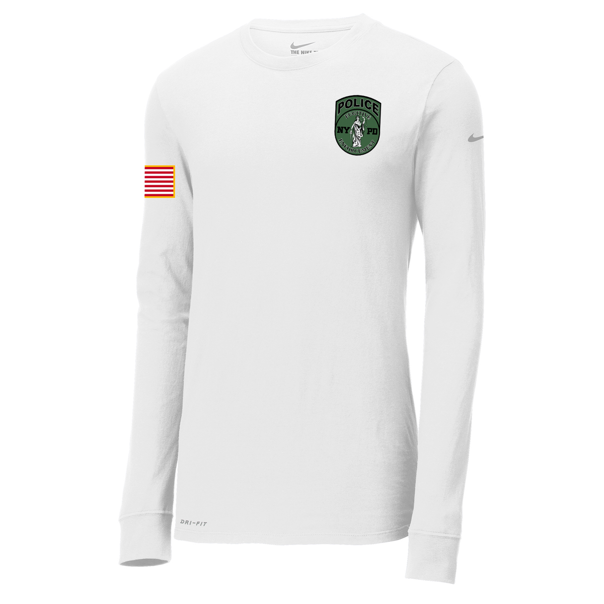 NYPD Warrant Section Nike Dri-FIT Long Sleeve Tee