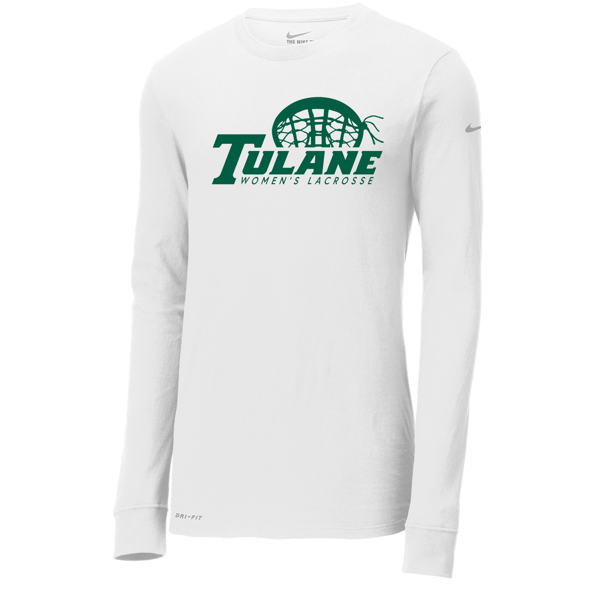 Tulane Women's Lacrosse Nike Dri-FIT Long Sleeve Tee