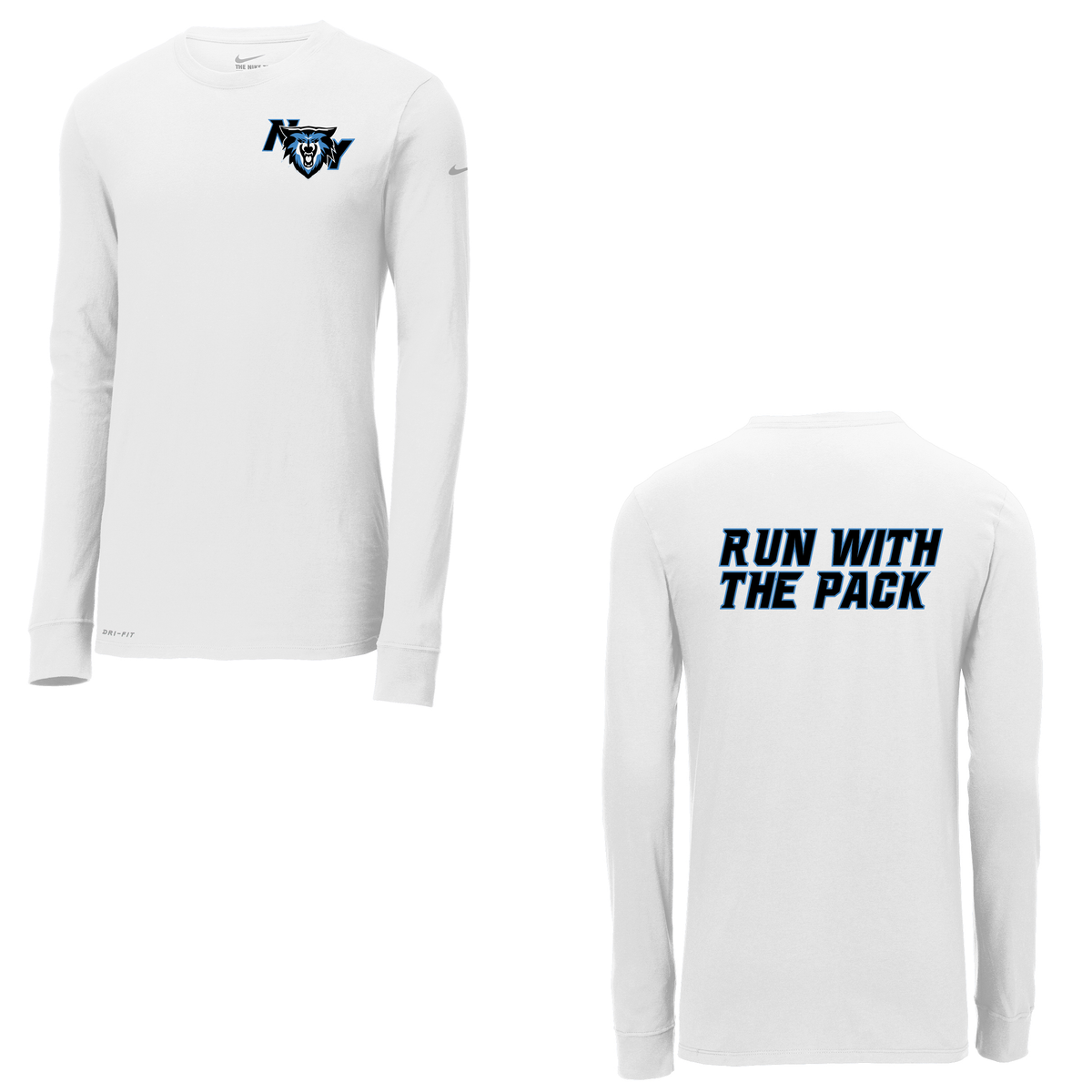 NY Wolves Football Nike Dri-FIT Long Sleeve Tee