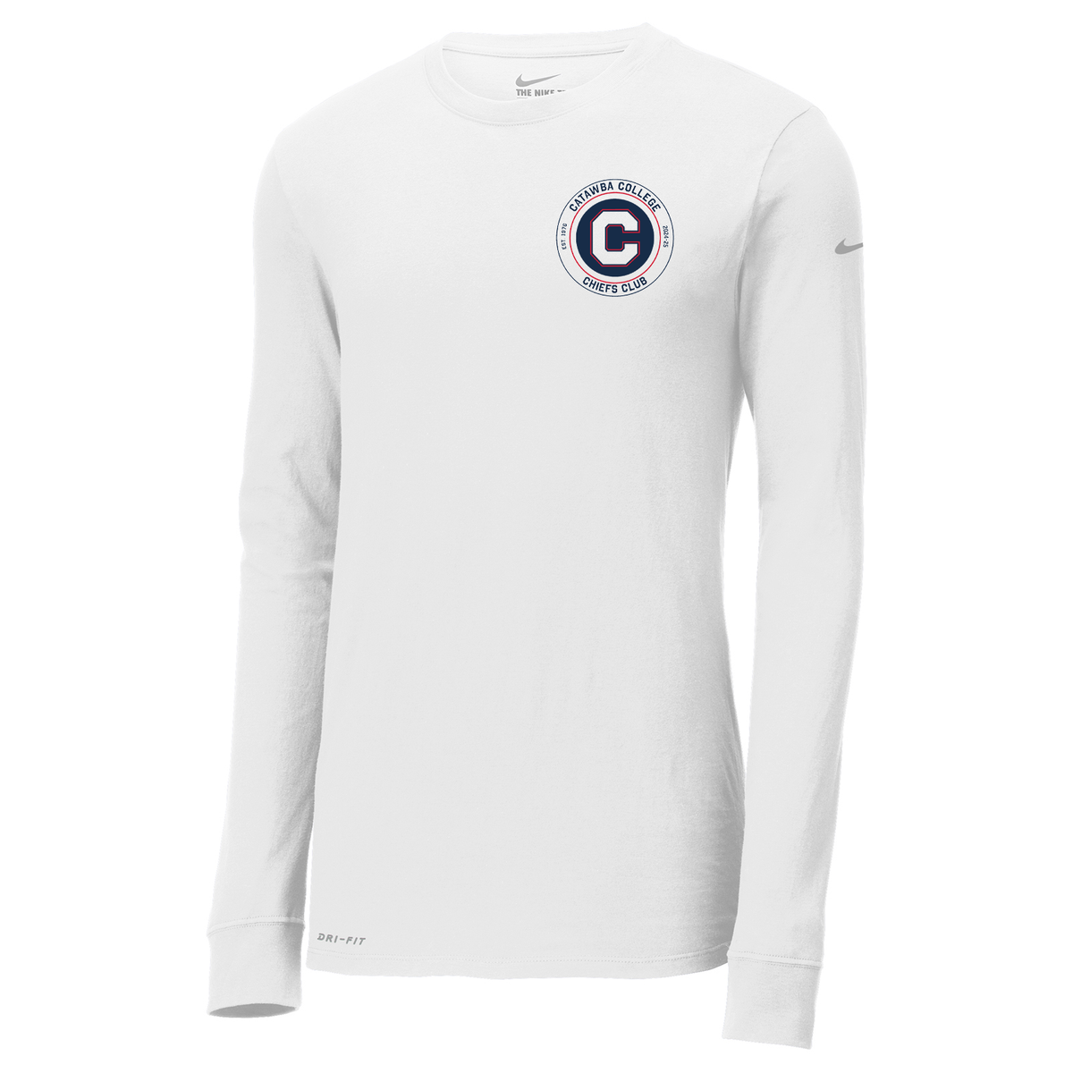 Catawba College Chiefs Club Nike Dri-FIT Long Sleeve Tee
