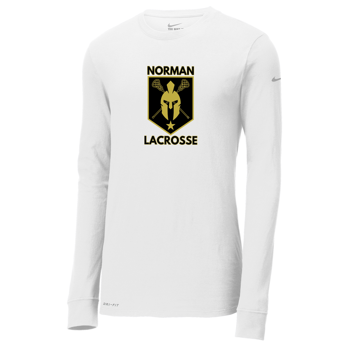 Norman Lacrosse Nike Dri-FIT Long Sleeve Tee