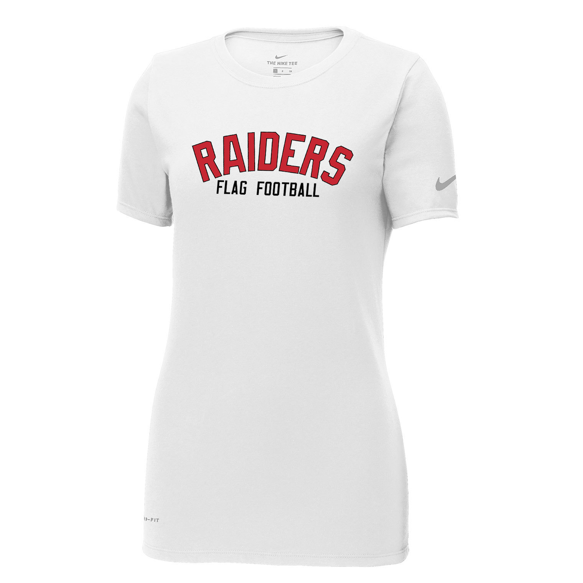 PM Raiders Flag Football Nike Ladies Dri-FIT Tee