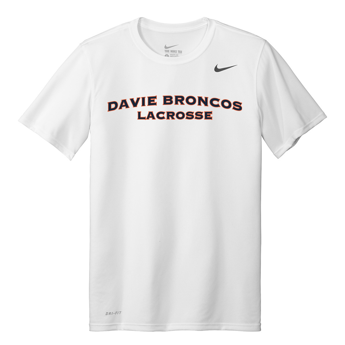 Davie Broncos Lacrosse Nike Legend Tee