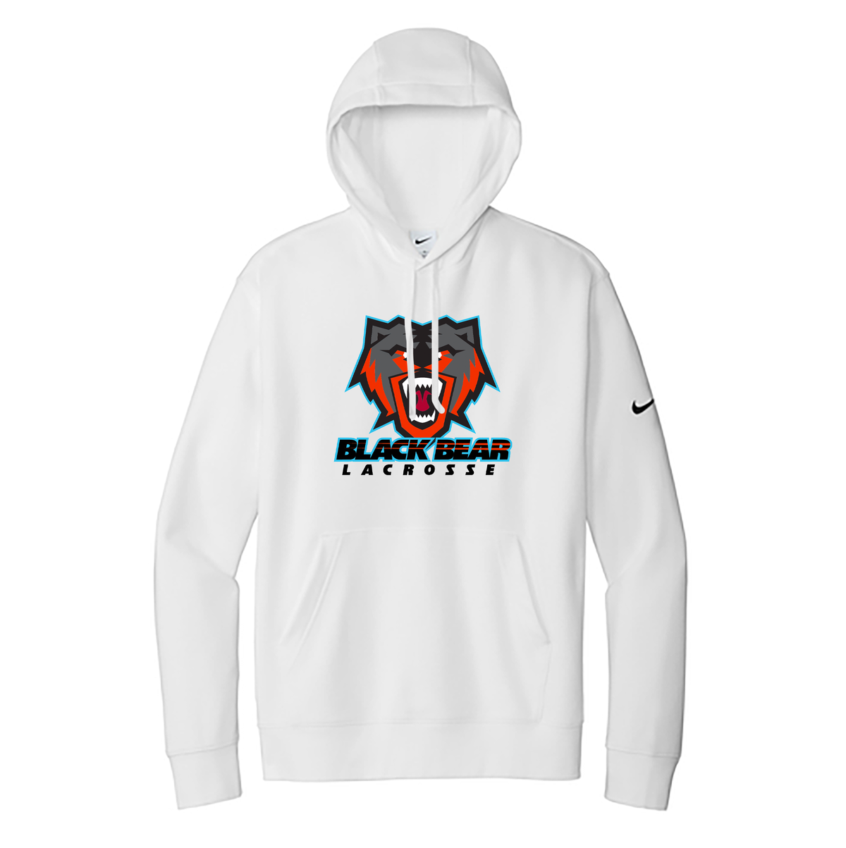 Black Bear Lacrosse Nike Fleece Swoosh Hoodie