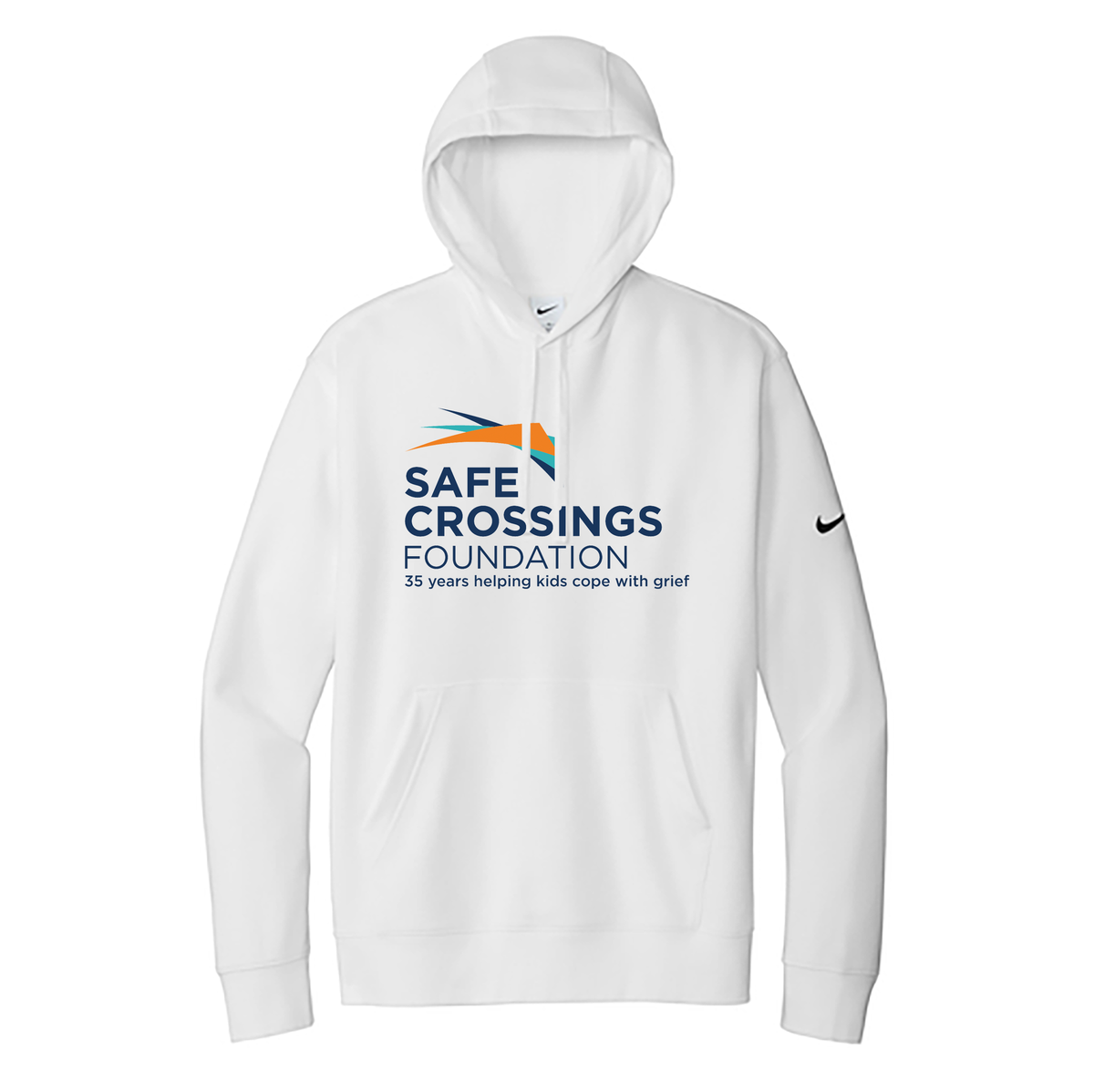 Safe Crossings Foundation 35th Anniversary Nike Fleece Swoosh Hoodie