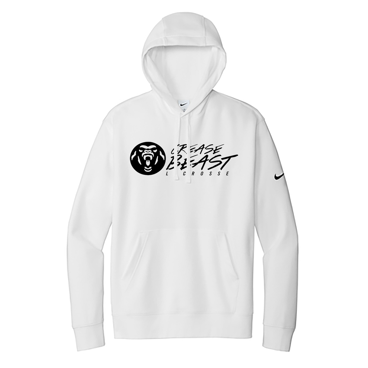 Crease Beast Lacrosse Nike Fleece Swoosh Hoodie