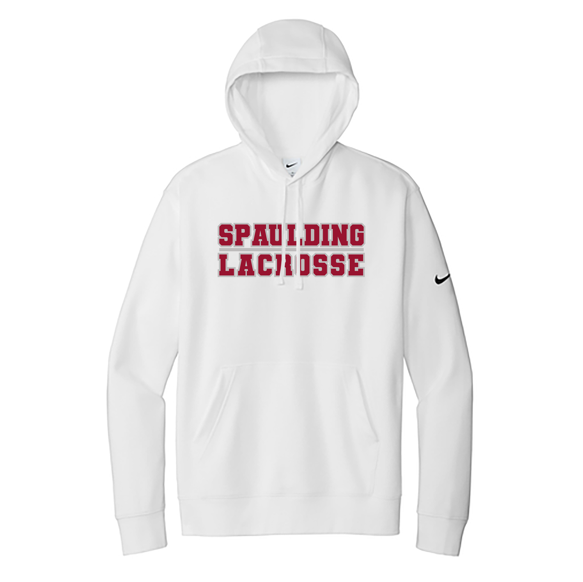 Spaulding HS Lacrosse Nike Fleece Swoosh Hoodie