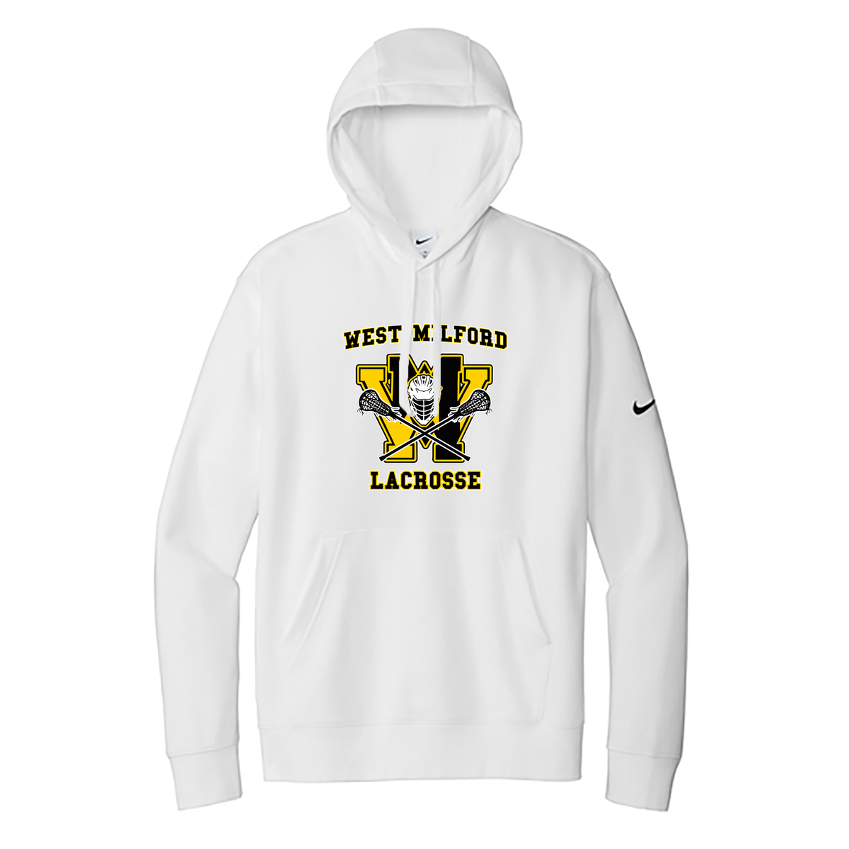 West Milford Lacrosse Nike Fleece Swoosh Hoodie