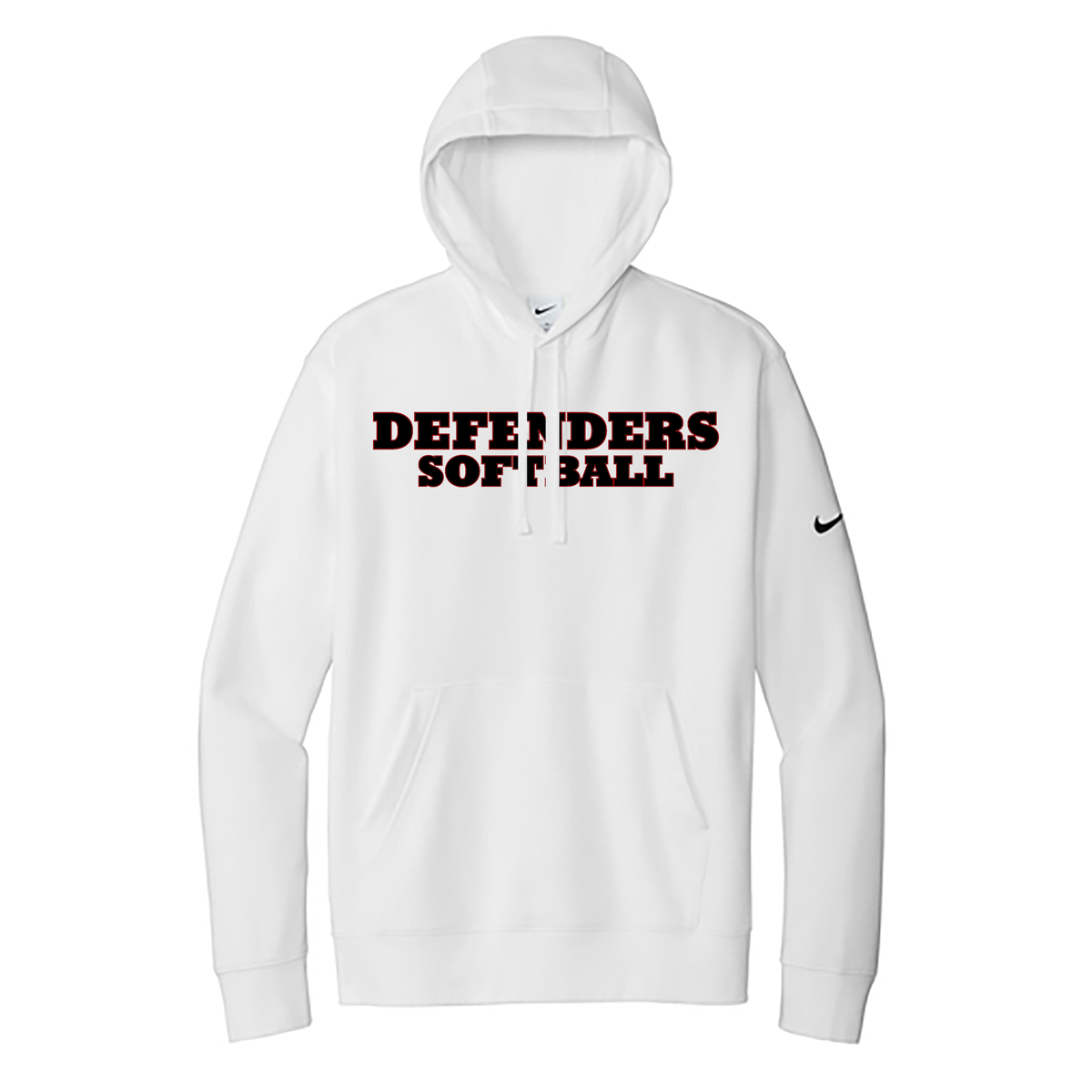 Defenders Softball Nike Fleece Swoosh Hoodie