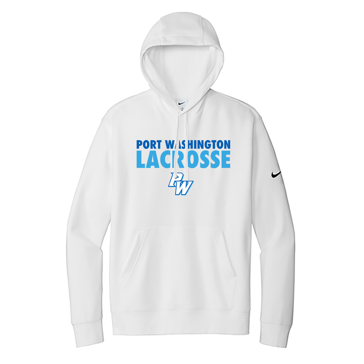 Port Washington Girls Lacrosse Nike Fleece Swoosh Hoodie