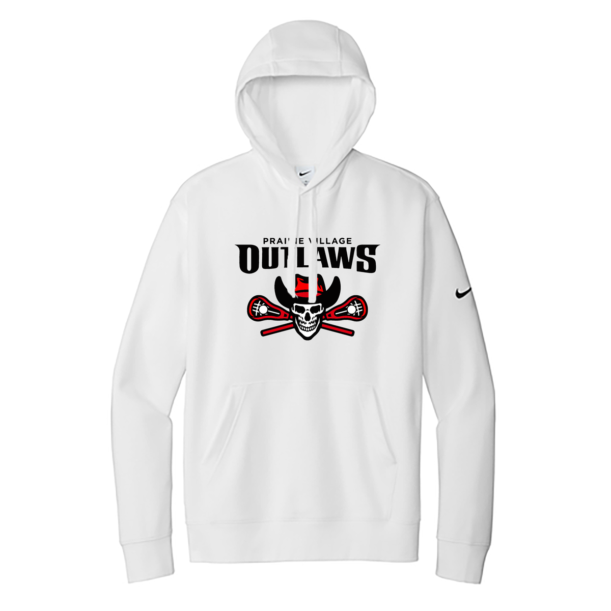 Prairie Village Outlaws Lacrosse Nike Fleece Swoosh Hoodie