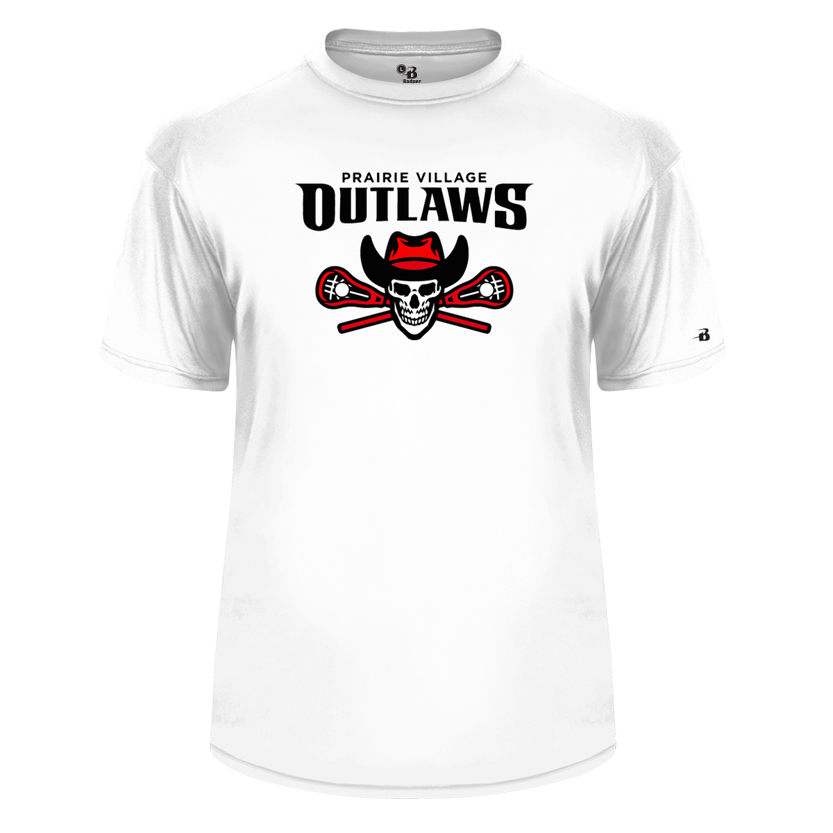 Prairie Village Outlaws Lacrosse B-Core Tee