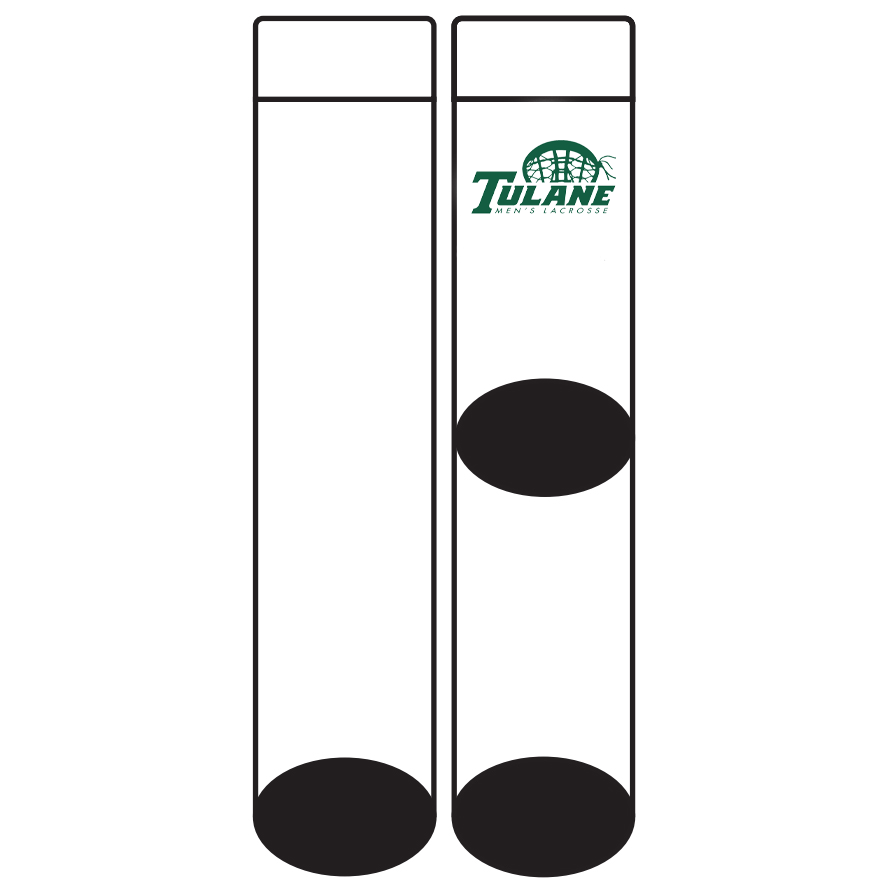 Tulane Mens Club Lacrosse Socks