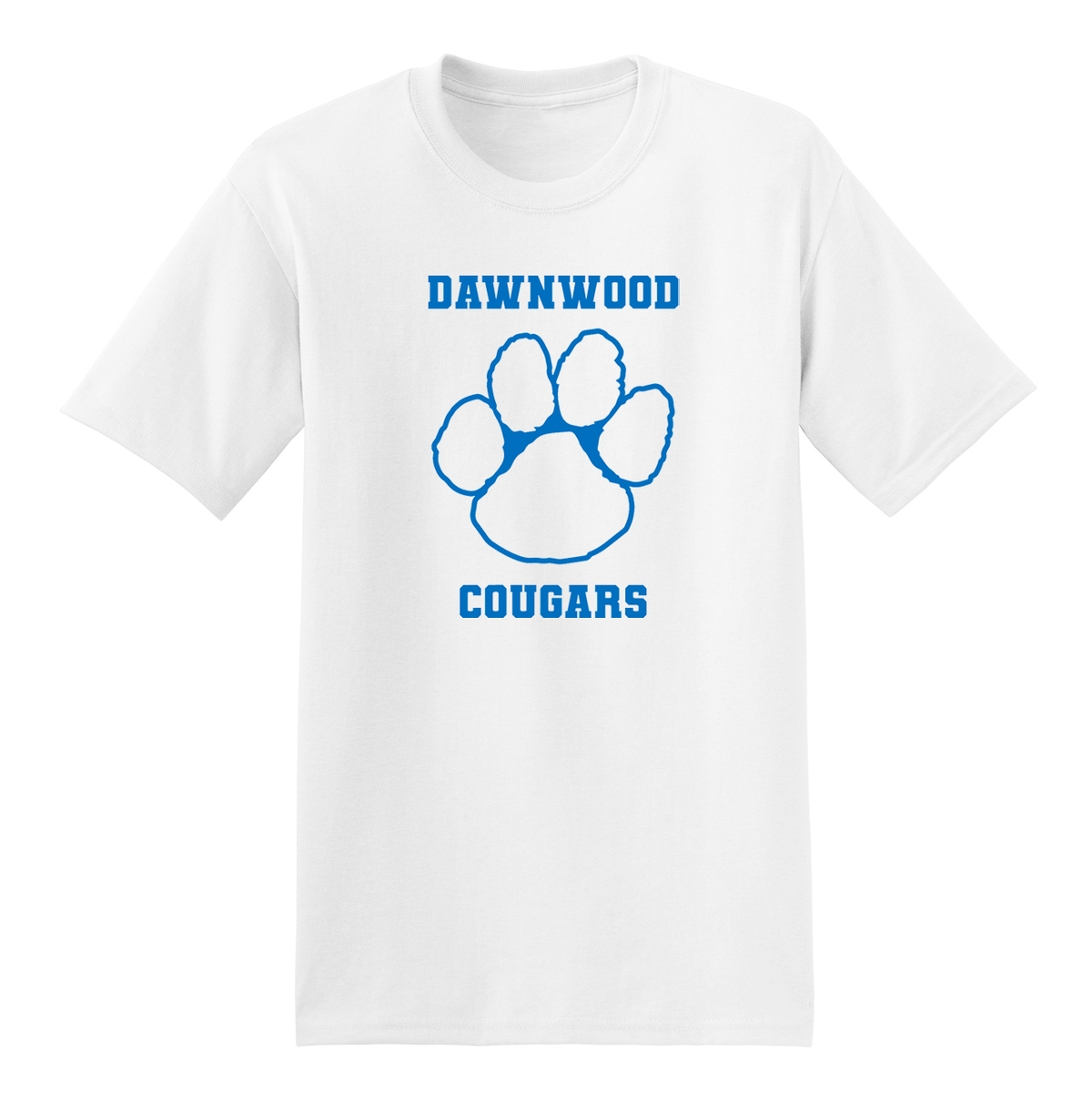 Dawnwood Middle School Glitter Logo T-Shirt