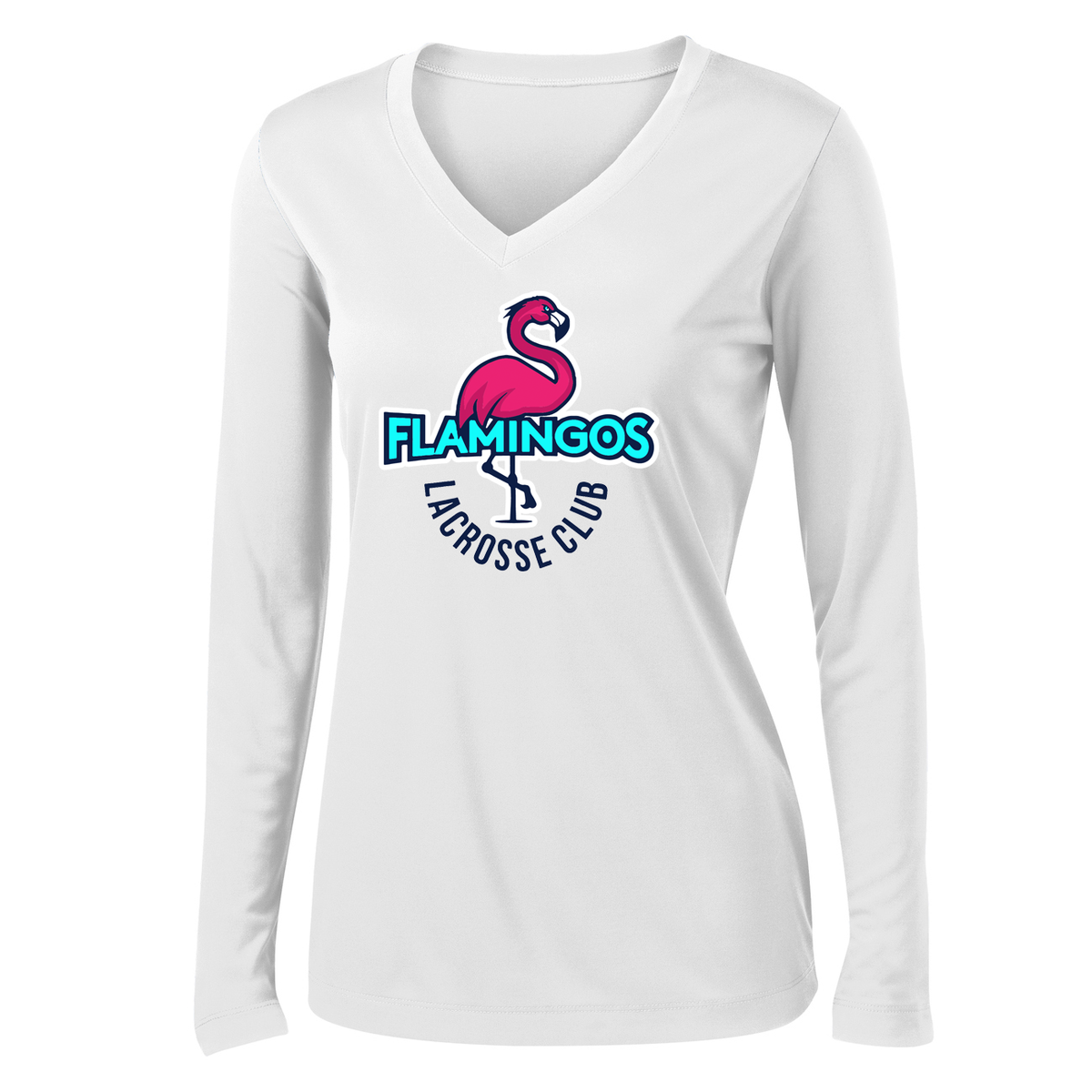 Flamingos Lacrosse Club Women's Long Sleeve Performance Shirt