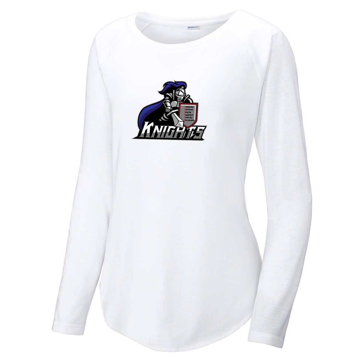 North Pole Middle School Women's Raglan Long Sleeve CottonTouch