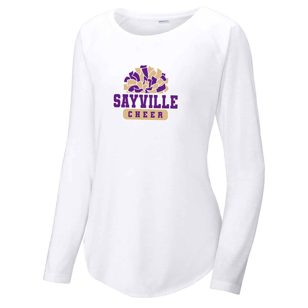 Sayville Cheer Women's Raglan Long Sleeve CottonTouch