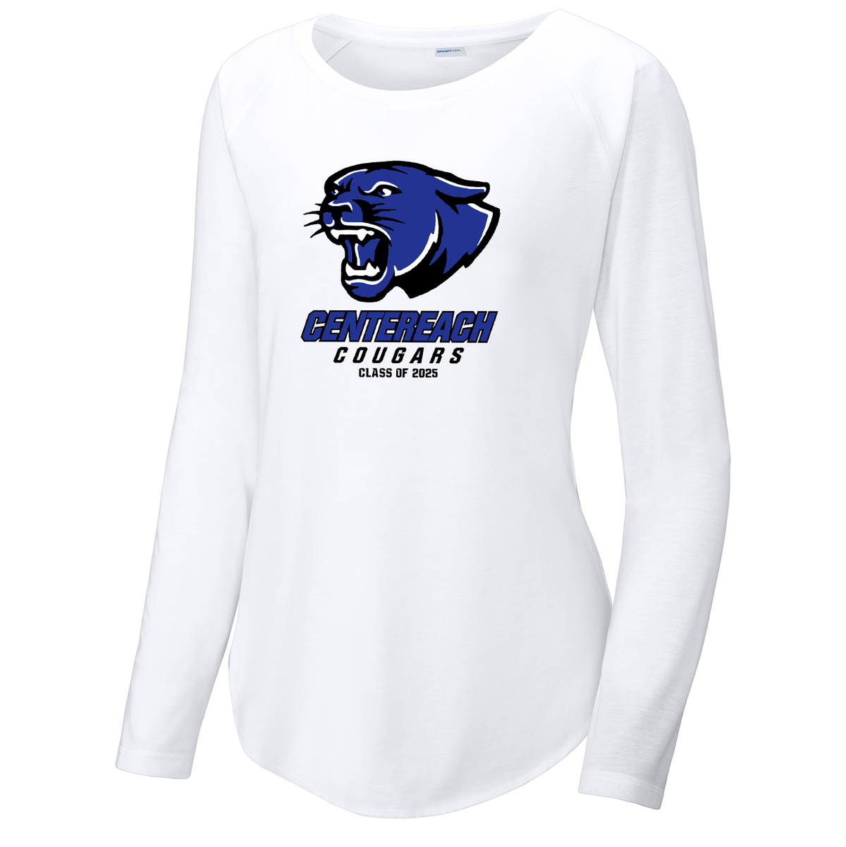 Centereach High School Women's Raglan Long Sleeve CottonTouch