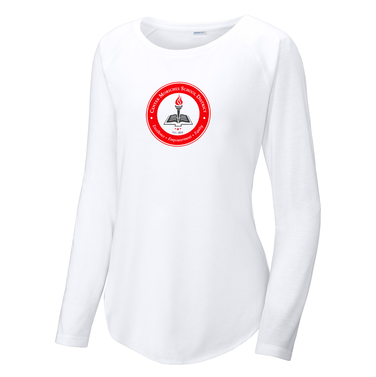 Center Moriches School District Women's Raglan Long Sleeve CottonTouch