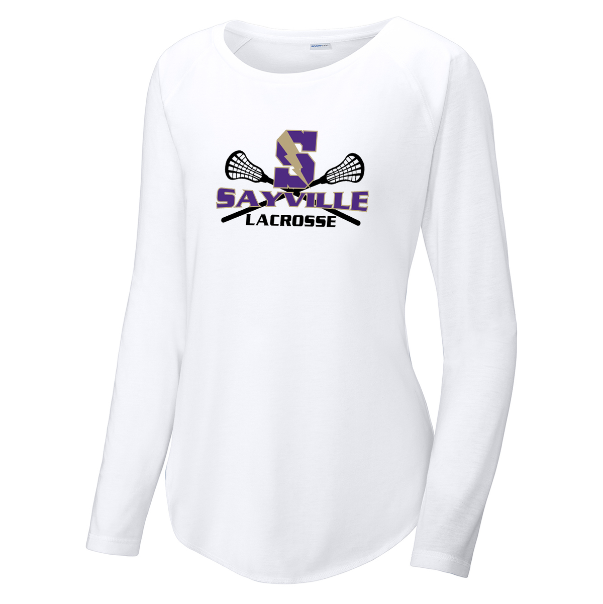 Sayville Lacrosse Women's Raglan Long Sleeve CottonTouch