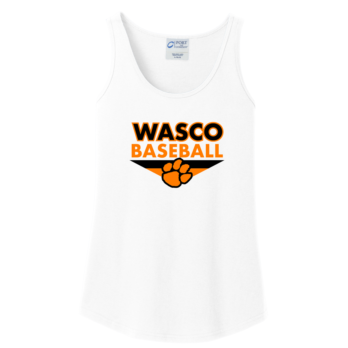 Wasco Union HS Baseball Women's Tank Top