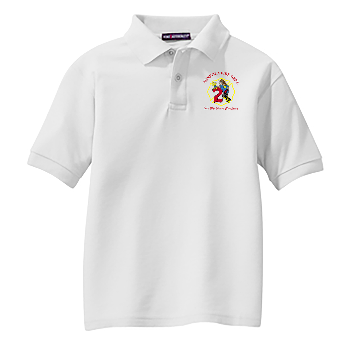 Mineola Fire Dept. Silk Touch Polo (Available in Youth Sizes)