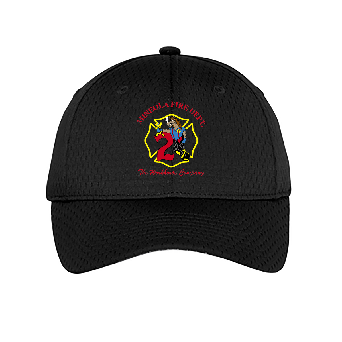 Mineola Fire Dept. Pro Mesh Cap (Available in Youth Sizes)