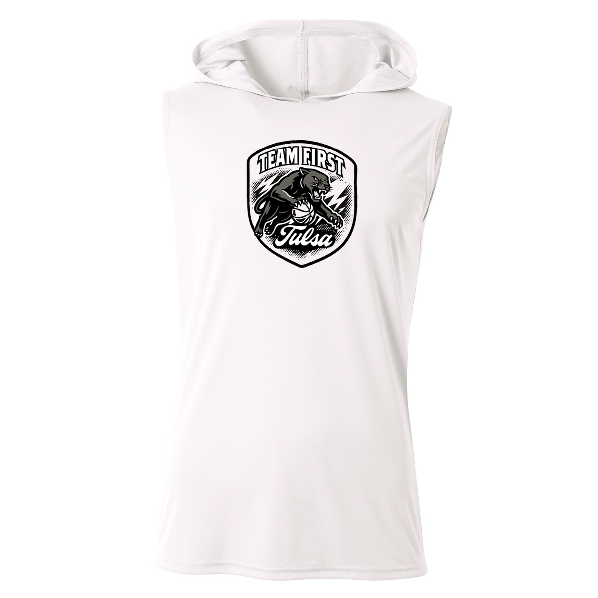 Team First Tulsa Performance Sleeveless Hoodie