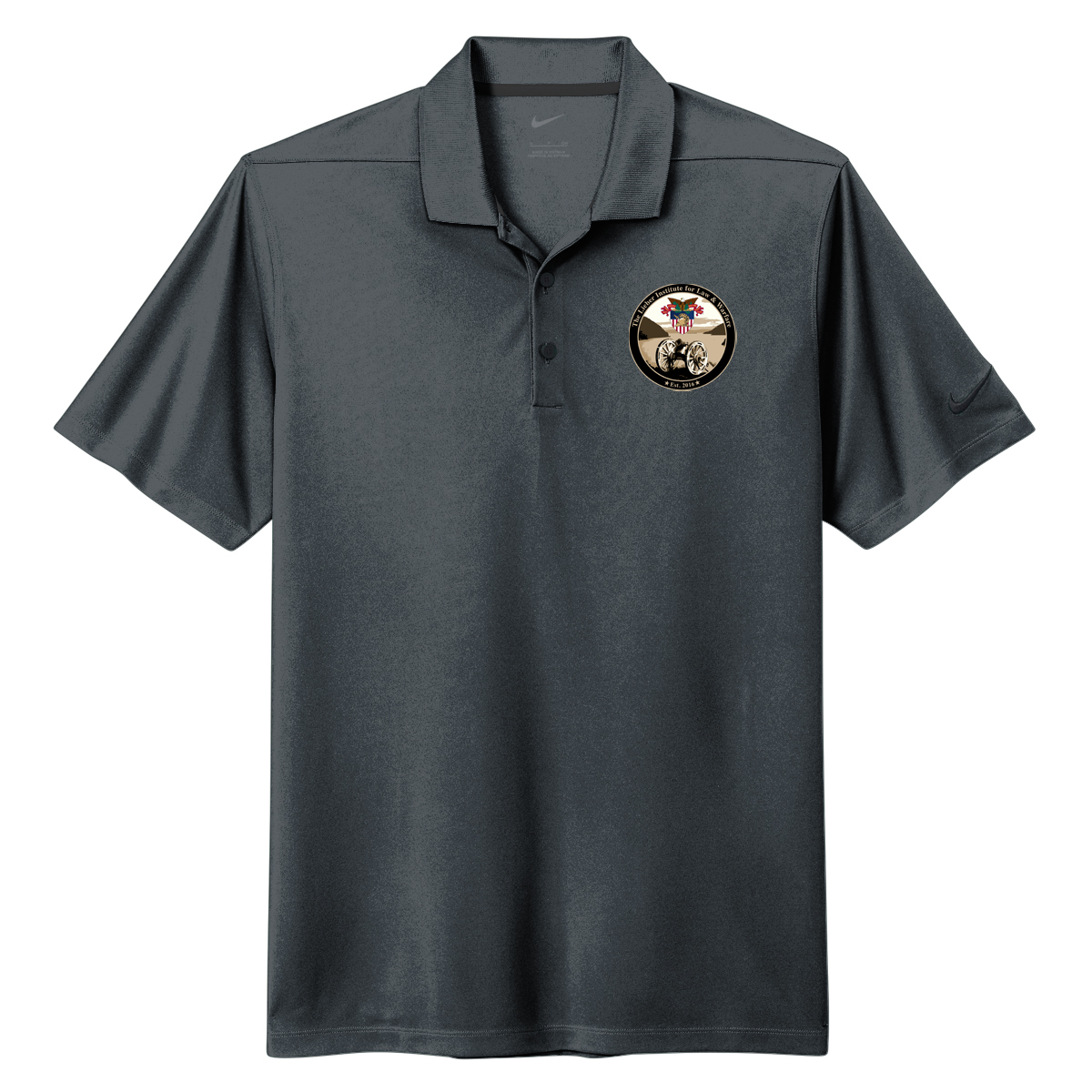 USMA Lieber Institute Nike Dri-FIT Micro Pique 2.0 Polo - Patch Logo