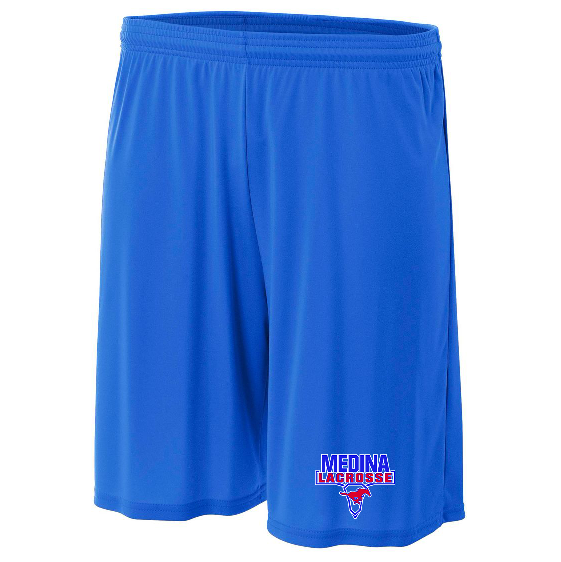 Medina Mustangs Lacrosse 4 Cooling 7" Performance Shorts