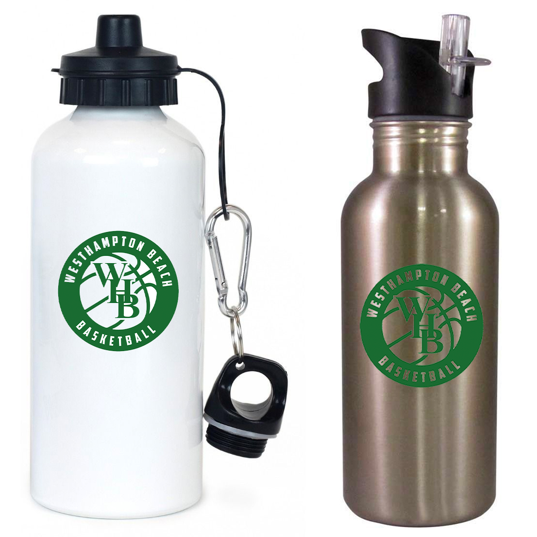 Westhampton Beach Basketball Team Water Bottle