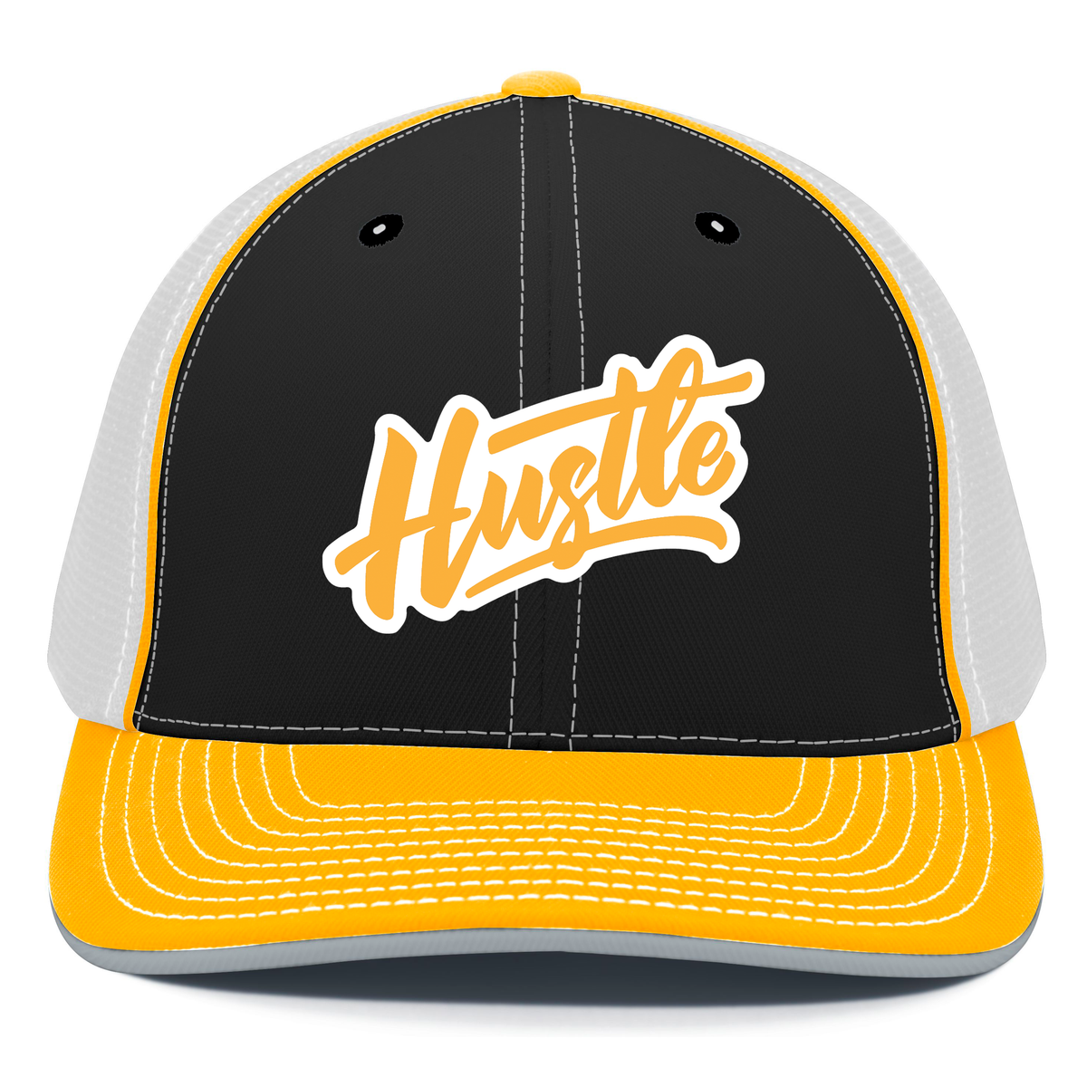 Hustle Basketball Flexfit Trucker