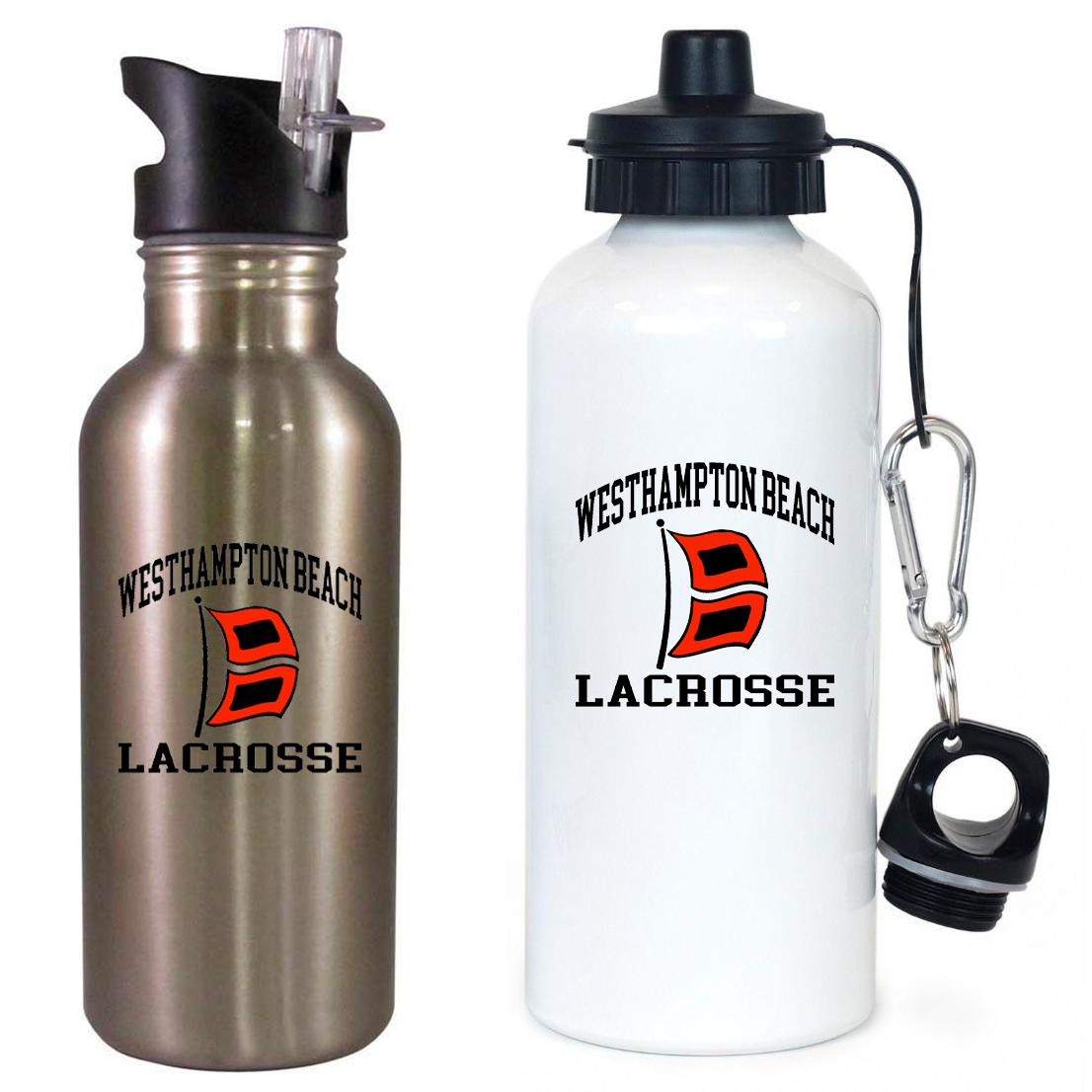 Westhampton Beach Boys Lacrosse Team Water Bottle