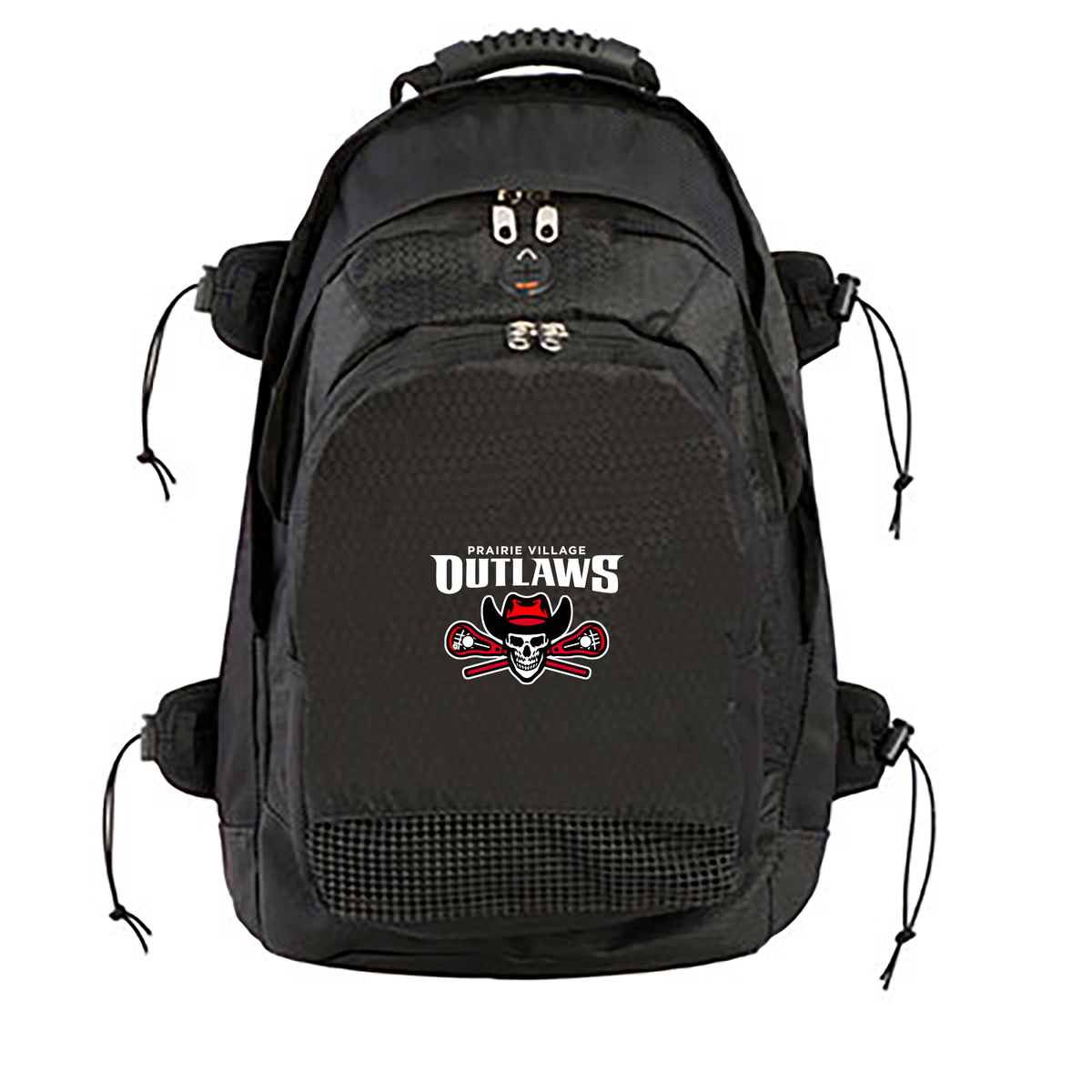 Prairie Village Outlaws Lacrosse Deluxe Sports Backpack