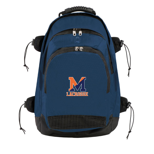 Manhasset HS Lacrosse Deluxe Sports Backpack