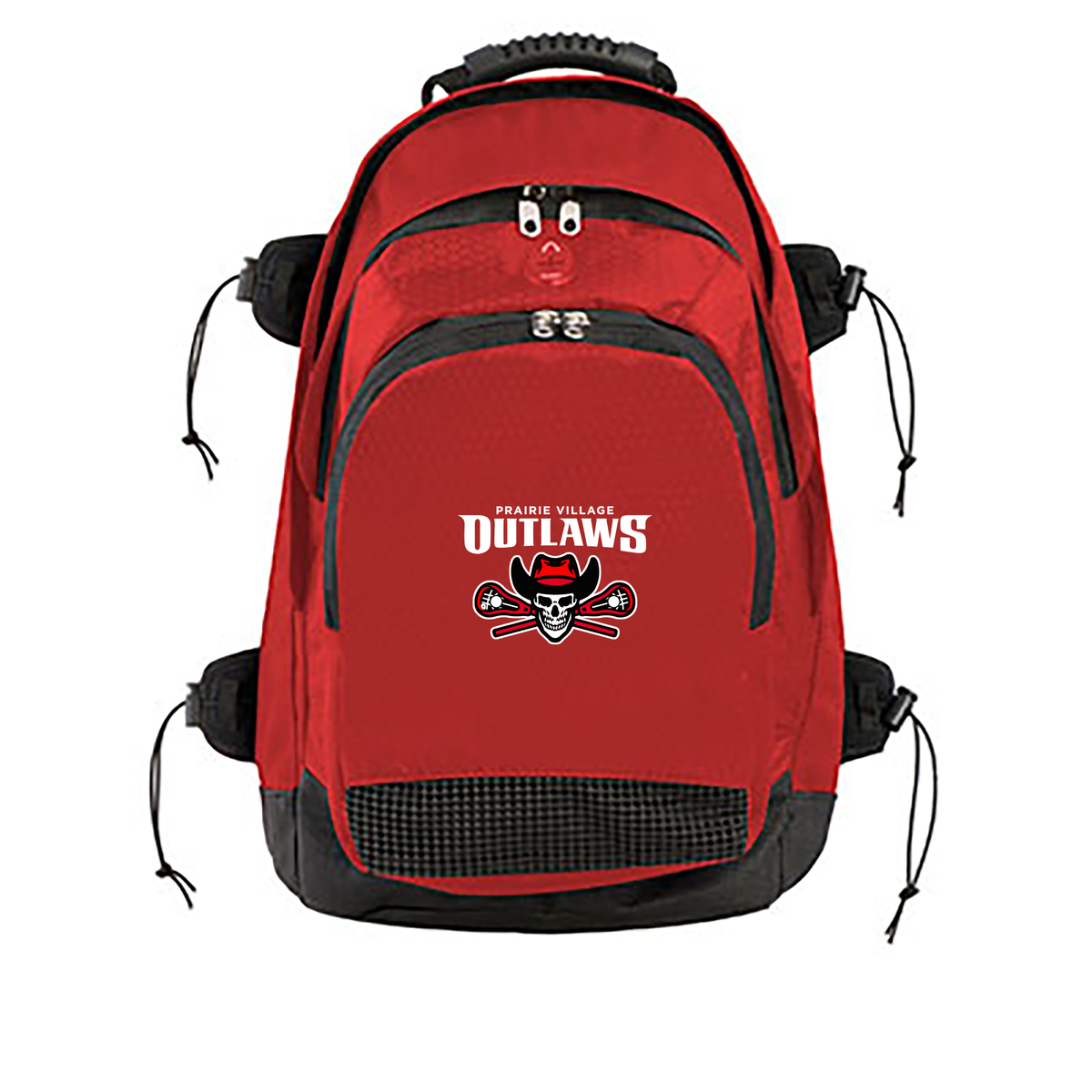 Prairie Village Outlaws Lacrosse Deluxe Sports Backpack