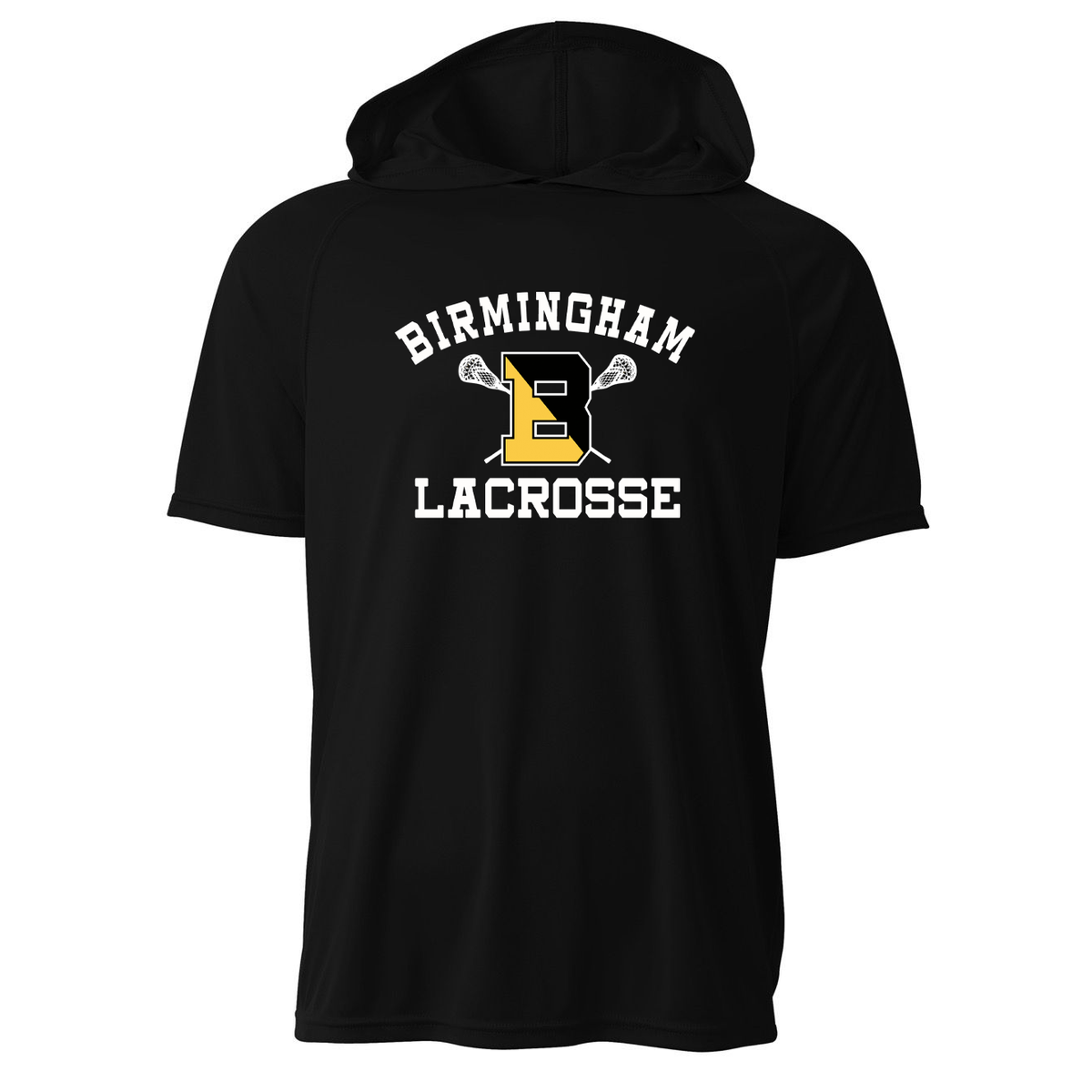 Birmingham Lacrosse Cooling Performance Short Sleeve Hooded Tee