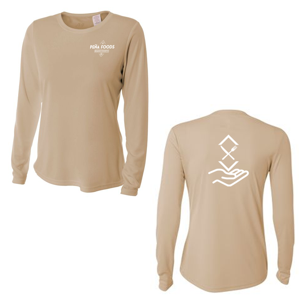 Peña Foods Women's Long Sleeve Performance Crew