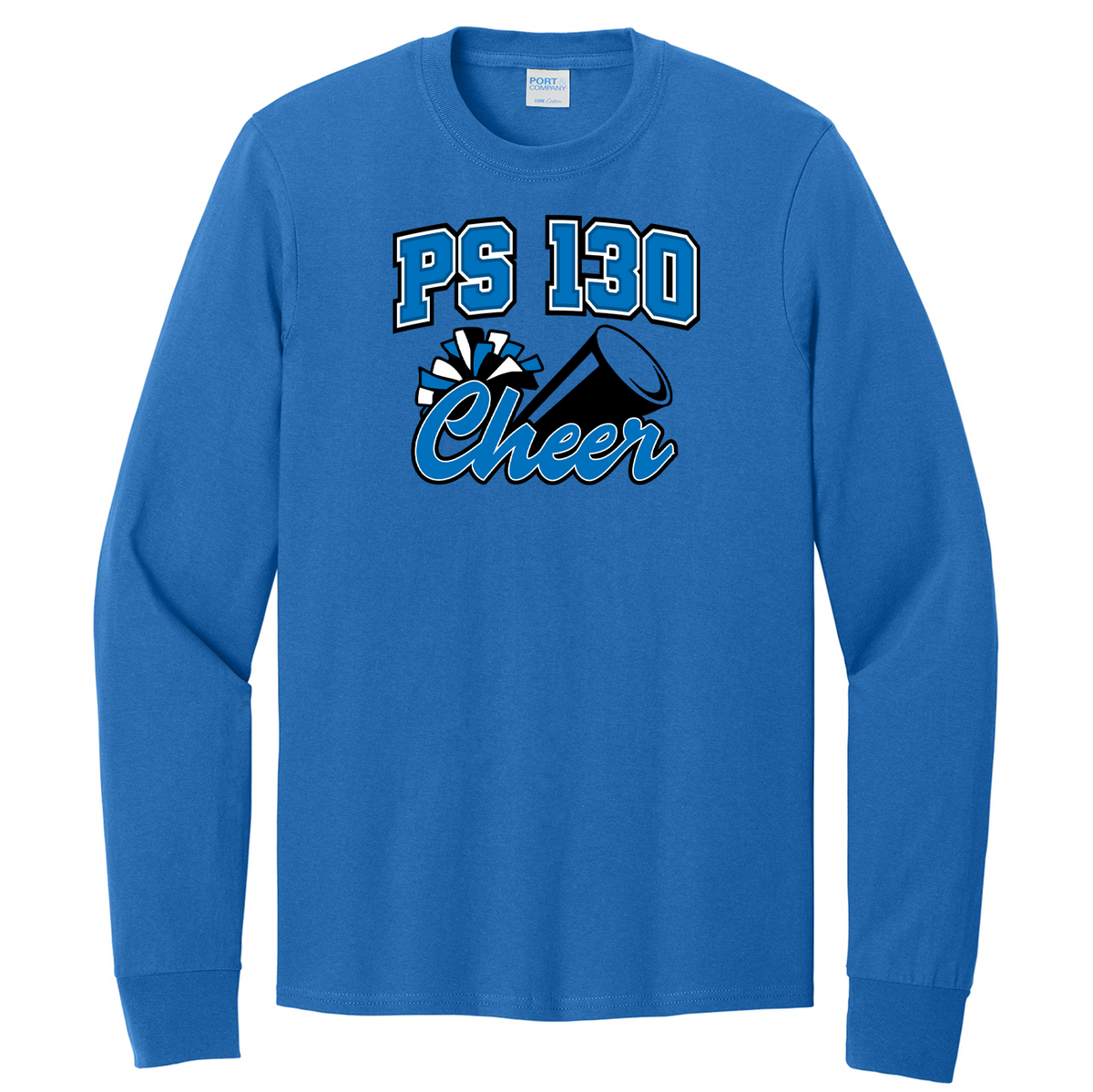 PS 130 Cotton Long Sleeve Shirt - Cheer Logo