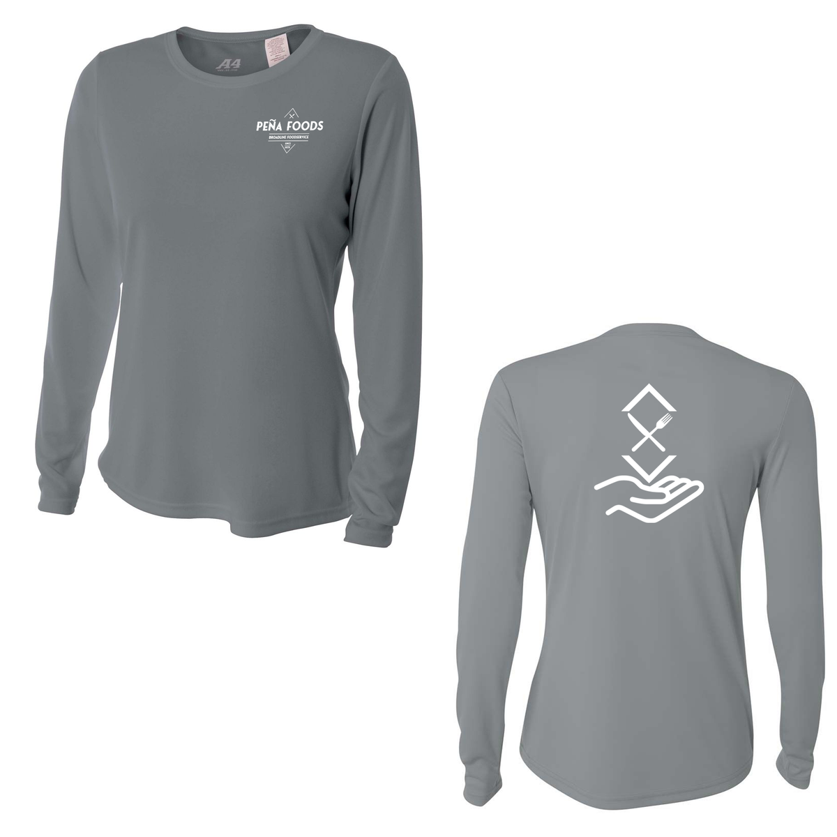 Peña Foods Women's Long Sleeve Performance Crew