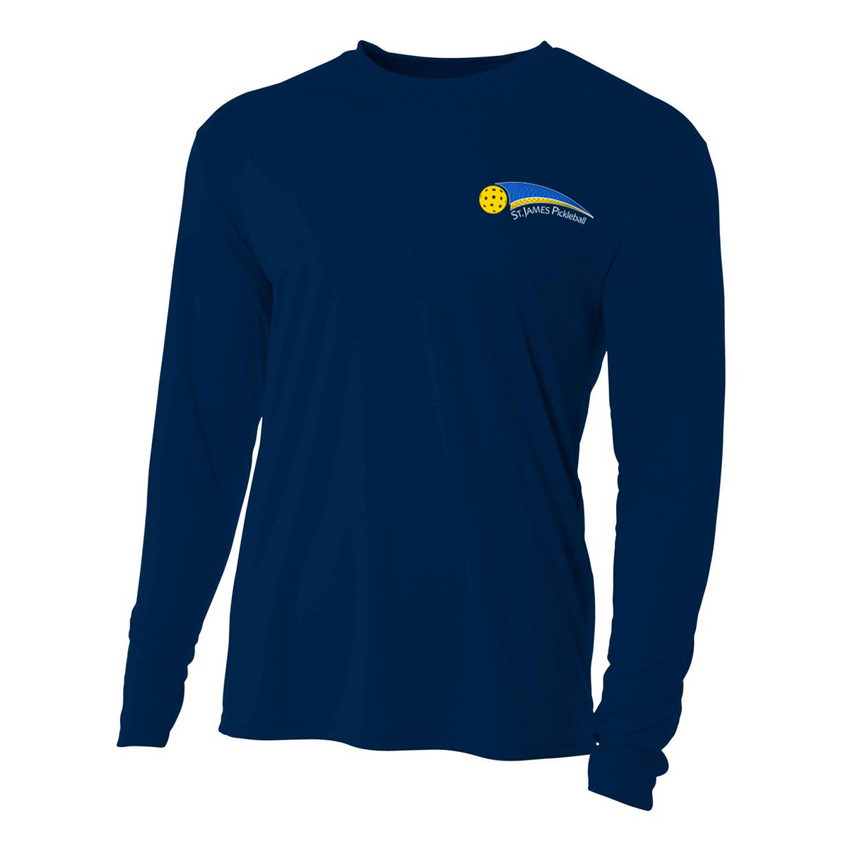 St. James Pickleball Association Men's Cooling Performance Long Sleeve Crew