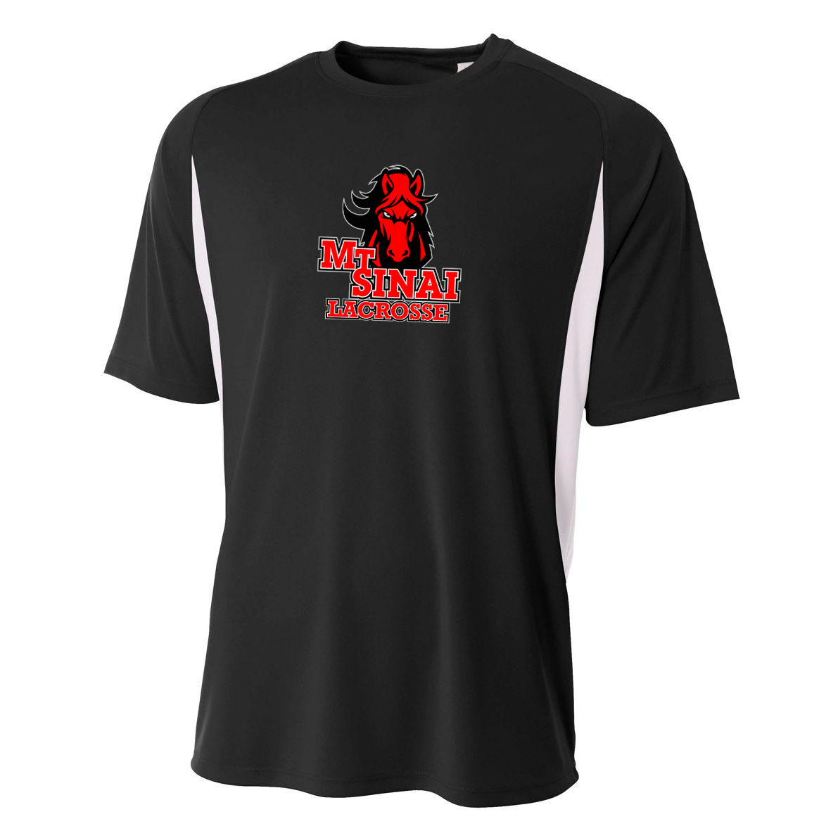 Mount Sinai Lacrosse Color Blocked Cooling Performance T-Shirt