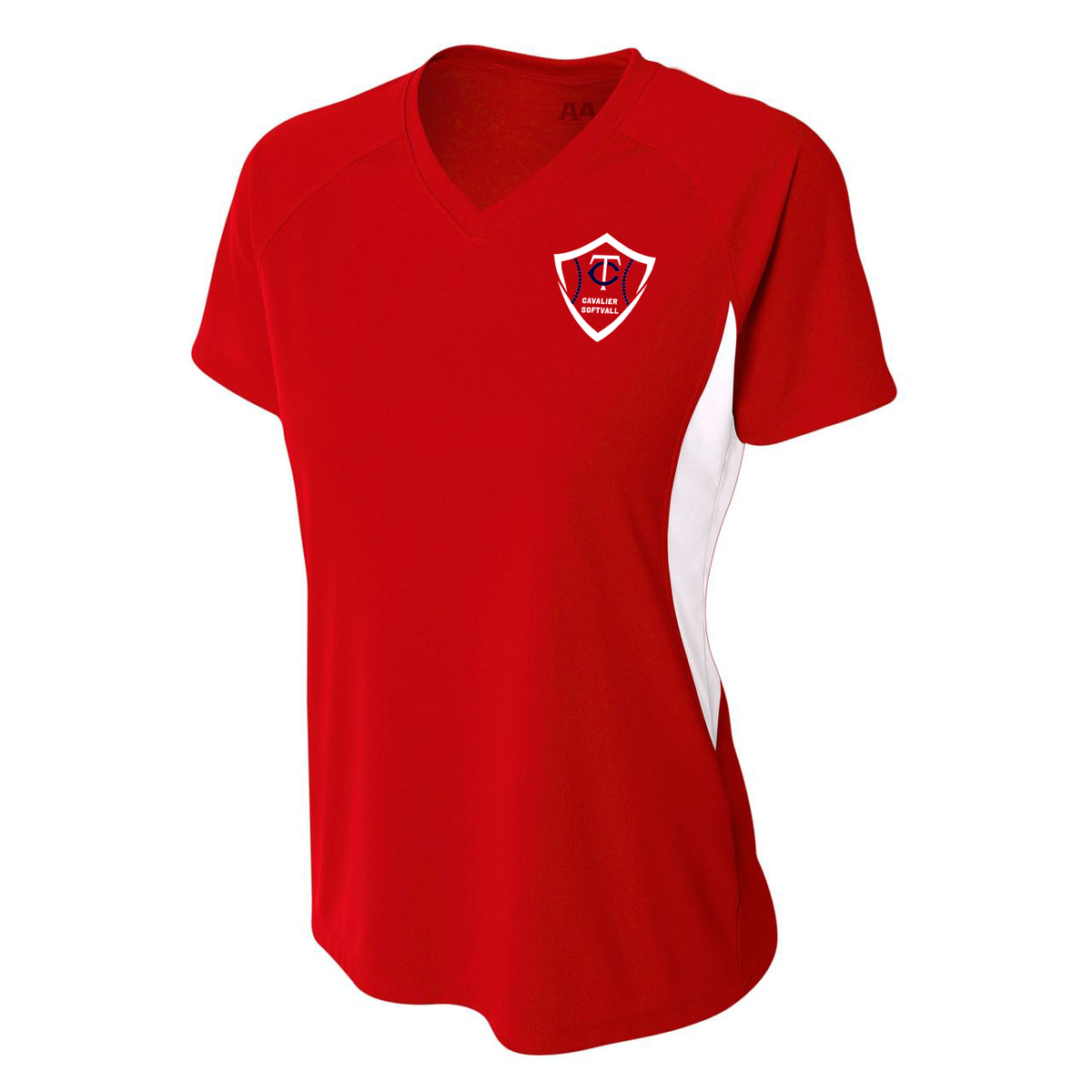 Tri-County Softball Women's Colorblock Performance V-Neck