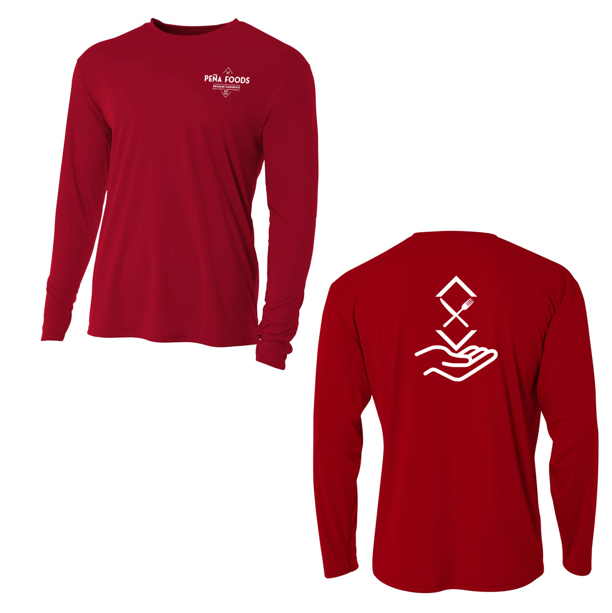 Peña Foods Cooling Performance Long Sleeve Crew